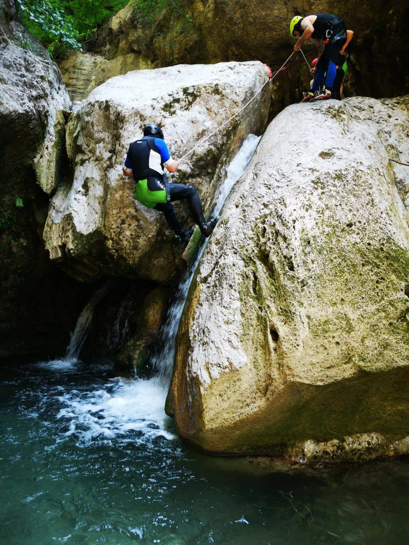 Canyoning Adventure route detail 2 in Jablanica, Bosnia and Herzegovina, showing canyoning terrain in Bosnia and Herzegovina.