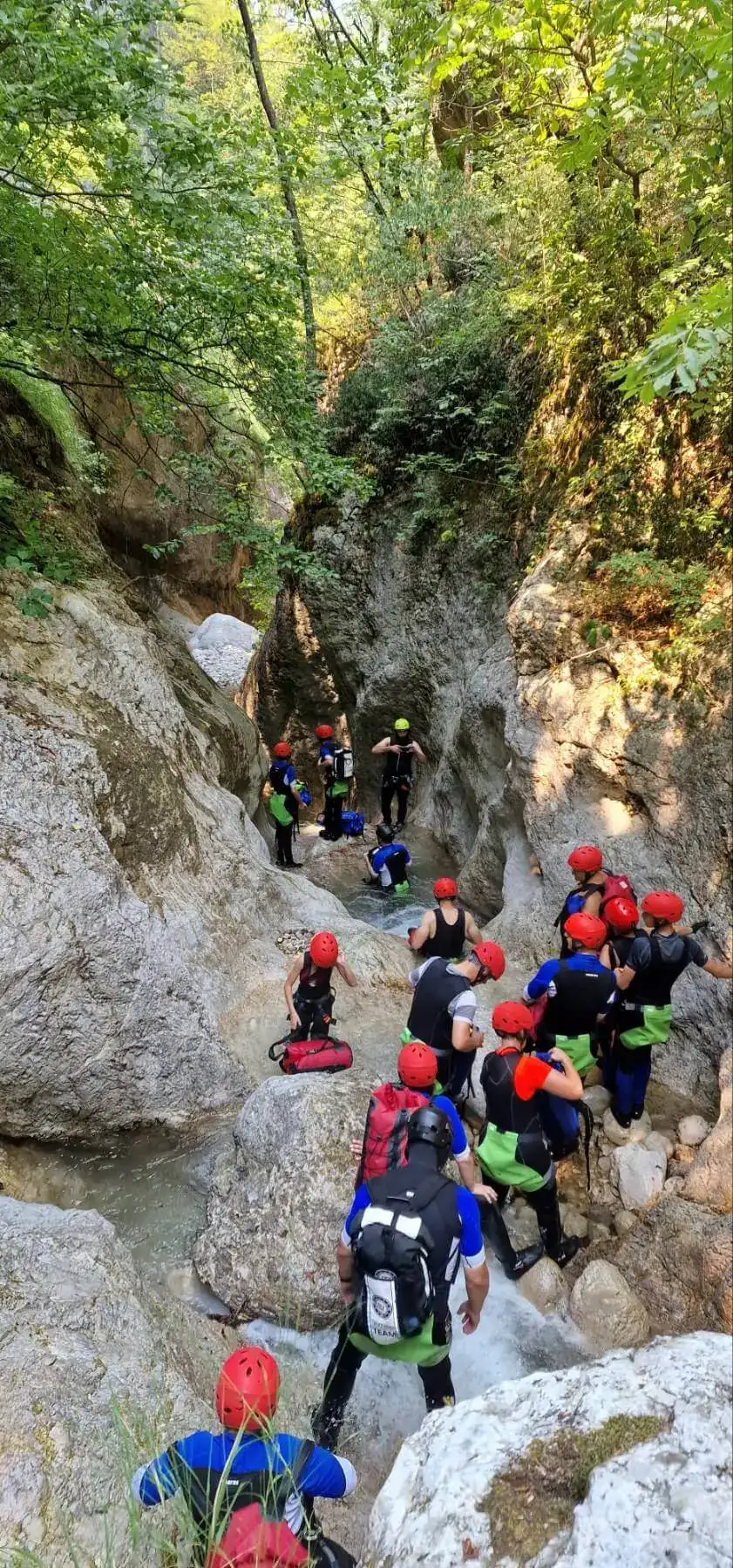 Canyoning Adventure route detail 3 in Jablanica, Bosnia and Herzegovina, showing canyoning terrain in Bosnia and Herzegovina.