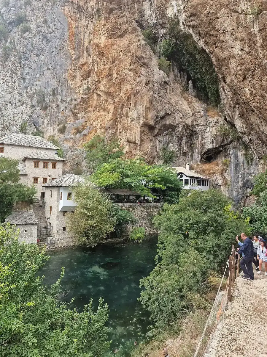The Blagaj tekke at the spring of the Buna