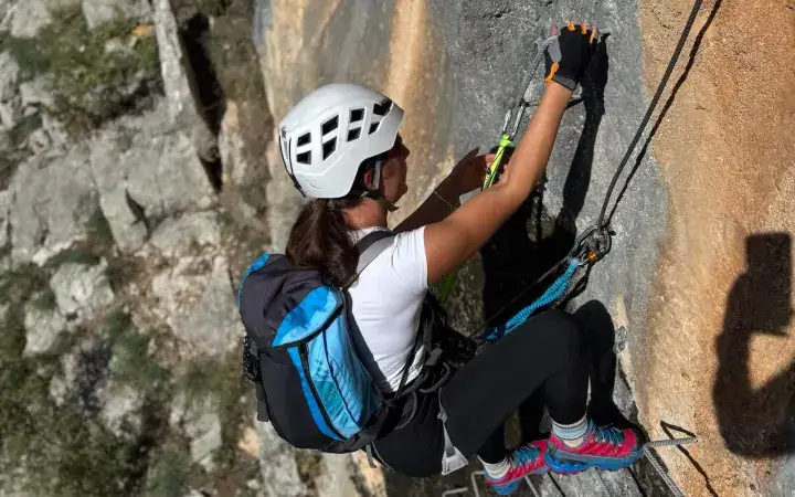 Via Ferrata Vulin Potok in Blagaj, Bosnia and Herzegovina