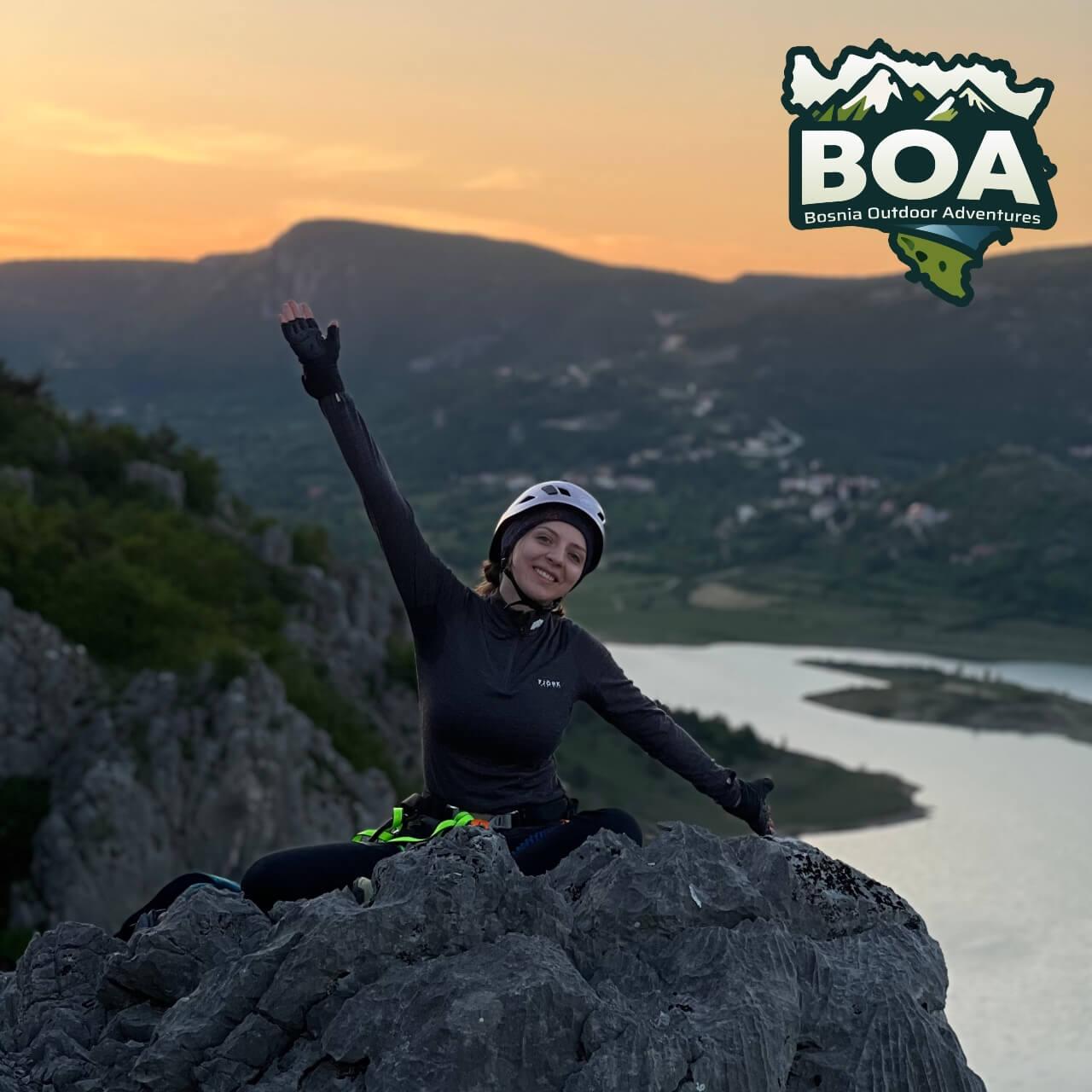 Jen (Dženita) at Imotica Ričice — BOA via ferrata guide