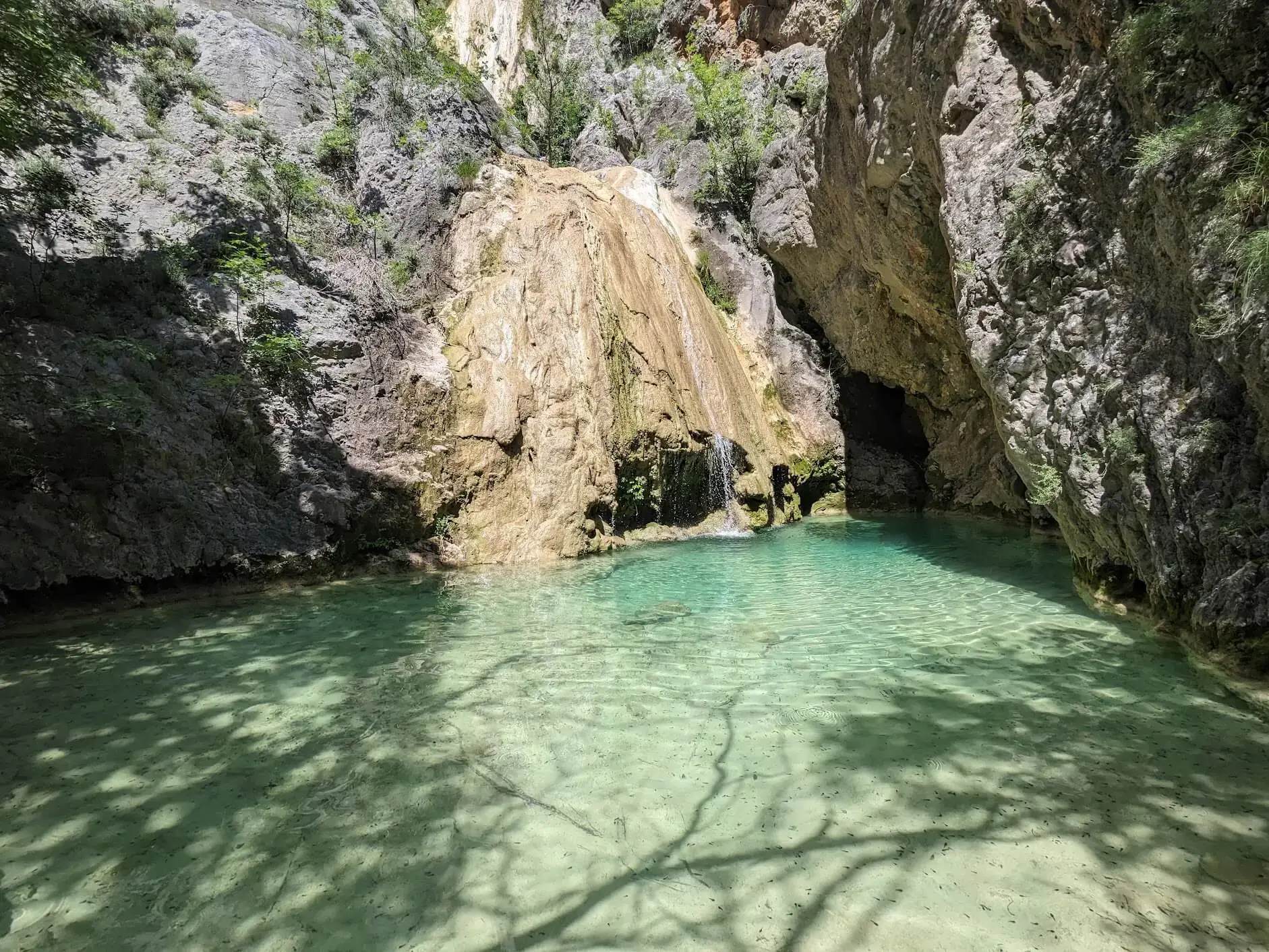 Istup Waterfall Hike route detail 3 in Stolac, Bosnia and Herzegovina, showing hiking terrain in Bosnia and Herzegovina.