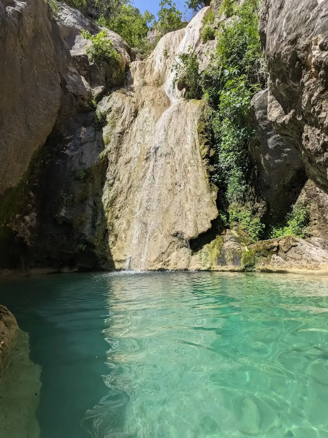 Istup Waterfall Hike route detail 4 in Stolac, Bosnia and Herzegovina, showing hiking terrain in Bosnia and Herzegovina.